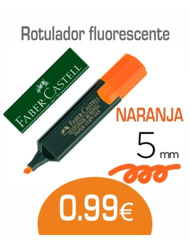 Rotulador fluorescente Naranja