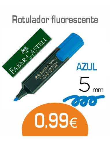 Rotulador fluorescente Azul