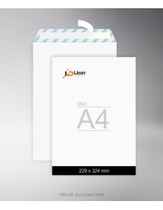 Sobres blanco sin ventana (Din A4) 229x324mm